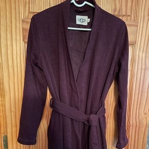 Ugg Women’s Bathrobe size small-Maroon